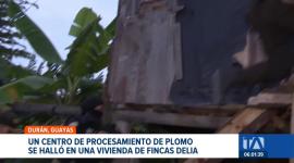 Autoridades ejecutaron un operativo táctico en Durán, en el inmueble intervenido se descubrió un centro logístico clandestino para fundir plomo. Un reportaje de Jazmín Solís