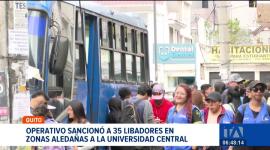 Autoridades desplegaron un contingente para combatir el mal uso del espacio público y los focos de inseguridad en el norte de Quito. Un reportaje de Brigette Mancheno