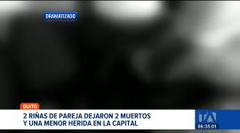 La violencia intrafamiliar cobró la vida de dos personas durante el fin de semana en Quito. La Policía Nacional atendió ambas emergencias. Un reportaje de Brigette Mancheno