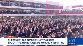 El alcalde Pabel Muñoz anunció un recorte de cupos en el sistema municipal debido a las recientes reformas al Cootad aprobadas por la Asamblea Nacional. Un reportaje de Stephany Paz