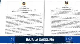El Gobierno emitió un decreto ejecutivo para contrarrestar las variaciones internacionales, fijando una reducción de cinco centavos. Un reportaje de Astrid Singre