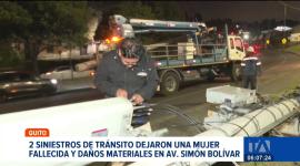 La imprudencia y el exceso de velocidad empañaron las vías de Quito este jueves con una serie accidentes. Se reportó una persona fallecida. Un reportaje de Brigette Mancheno