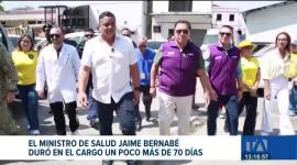 El Ejecutivo dispuso un nuevo relevo en el Ministerio de Salud. Con este cambio se marca un récord de rotación ministerial en la institución. Un reportaje de Carlos Sacoto