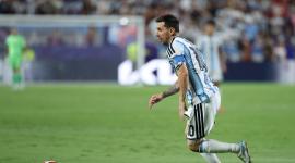Lionel Messi, capitan de Argentina, en el partido ante Suiza por el Mundial 2026.