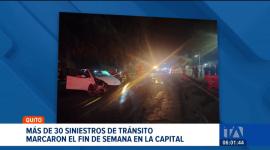 Las vías de la capital registraron una alarmante cifra de siniestralidad en apenas 48 horas. La AMT intensificó los controles de alcoholemia. Un reportaje de Brigette Mancheno