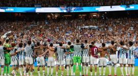 La selección de Argentina tras clasificar a semifinales del Mundial 2026.