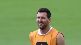 Centro de entrenamiento del Atlanta United, Marietta, Georgia - 14 de julio de 2026. Lionel Messi, de Argentina, durante el entrenamiento