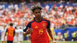 Lamine Yamal jugador de la selección de España.