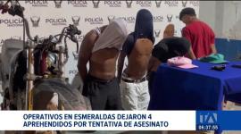 Operativo en Esmeraldas permitieron la captura de cinco personas en menos de 24 horas, entre los detenidos destaca un cabecilla de alta peligrosidad. Un reportaje de Gregory Rosero