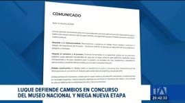 El ministro argumentó que se incumplieron cláusulas del contrato con el Colegio de Arquitectos, justificando las medidas tomadas. Un reportaje de María Gracia Chacón