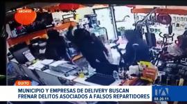 El Municipio de Quito articula estrategias con plataformas de repartidores para frenar delitos cometidos bajo esta fachada. Un reportaje de Brigette Mancheno