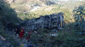 Una furgoneta cayó a un abismo en Perú este 16 de julio de 2026.