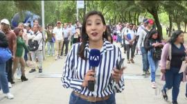 Largas filas se reportan en el Centro de Exposiciones Quito, donde 14 mil inscritos buscan acceder a una de las 4 mil vacantes. Un reportaje de Lucía Clavijo