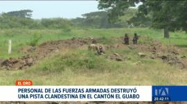 El espacio de mil metros de longitud localizado en El Guabo era presuntamente empleado por grupos delictivos para operaciones con aeronaves. Un reportaje de Ericka Vera
