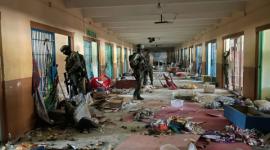 Arsenal decomisado en la Penitenciaría del Litoral tras operativo militar