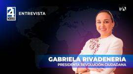 "El Gobierno no quiere competir con la oposición (...) sin embargo, vamos a estar en papeleta", señaló Gabriela Rivadeneria, presidenta de la Revolución Ciudadana, sobre la suspensión de organizaciones políticas de cara a la elecciones seccionales.