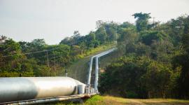 El SOTE transporta crudo desde los pozos petroleros de la Amazonía de Ecuador.
