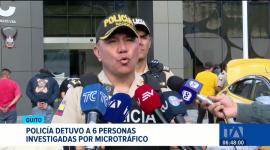 Operativos de la Policía permitieron desarticular una red dedicada al microtráfico en Quito. Seis personas fueron aprehendidas y se incautó paquetes de droga. Un reportaje de Nathalie Jiménez