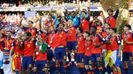 España celebra el título de la Copa del Mundo 2026.