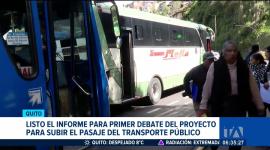 La Comisión de Movilidad dio paso al informe que permitirá al Concejo Metropolitano analizar el incremento del pasaje en Quito. Un reportaje de Stephany Paz