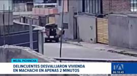En Machachi, cámaras de vigilancia captaron a delincuentes empacando en cajas los objetos de valor robados de una vivienda. Un reportaje de Mishell Villacís