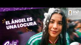Gina se lanzó a vivir otro día mundialista en México, esta vez en pleno partido de la selección local, rodeada de fiesta, pantallas gigantes, espuma, tacos, emprendimientos y miles de hinchas en el Ángel de la Independencia 