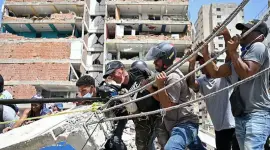 Las labores de búsqueda de víctimas de los terremotos continúa en Venezuela.