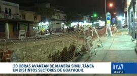 Intervenciones viales ejecutadas al mismo tiempo en varios frentes generan congestionamiento en Guayaquil. Ciudadanos cuestionan la falta de planificación. Un reportaje de Camila Guevara