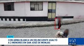 Indignación comunitaria en el suroriente de Quito, luego de que un hombre armado interceptara y robara a dos menores de edad. Un reportaje de Gustavo Jaramillo