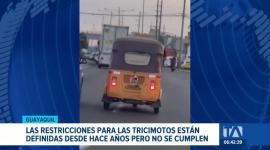 Placas tapadas, falta de casco de protección y circulación no autorizada de tricimotos son faltas cotidianas en las calles de Guayaquil. Un reportaje de Ever Moreira