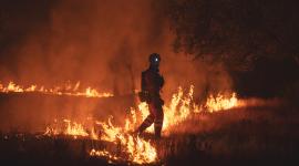 Los incendios en España y Francia dejan miles de hectáreas de vegetación afectadas.
