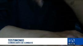 Un hecho de violencia se registró en Cumbaya. Agentes de la Policía Nacional analizan los indicios y las cámaras del sector para dar con los responsables. Un reportaje de Gustavo Jaramillo