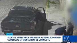 La organización vecinal en Conocoto impidió que delincuentes robaran un local comercial. Moradores alertan de una banda que opera en el sector. Un reportaje de Gustavo Jaramillo