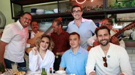 Daniel Noboa arropa a Cynthia Viteri y Andrés Gushmer en Guayaquil