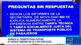 El Concejo Metropolitano aprobó en primera instancia el proyecto que contempla la entrega de un subsidio directo de mil dólares a cada unidad de transporte. Un reportaje de Pablo Guerra