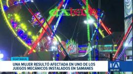 Un nuevo hecho alteró el funcionamiento del parque de diversiones en Guayaquil. Se clausuraron diez atracciones por incumplir normas de seguridad. Un reportaje de Camila Guevara