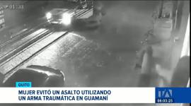 Un intento de asalto fue frustrado al sur de Quito gracias a la reacción de una ciudadana que repelió el ataque usando un arma traumática. Un reportaje de Gustavo Jaramillo