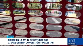 El Municipio de Quito arrancó el reasfaltado de esta importante vía. Las intervenciones viales provocaron congestión vehicular severa. Un reportaje de Juan Miguel Rodríguez