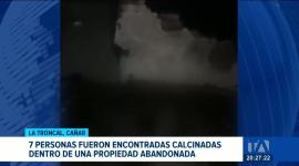 Los cuerpos fueron encontrados en una propiedad abandonada del sector Dos Bocas, en La Troncal, perteneciente al fallecido cabecilla de Los Águilas. Un reportaje de Catalina García