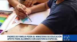 Familiares de estudiantes con discapacidades solicitan al Ministerio de Educación la contratación de docentes de apoyo. Un reportaje de Brigette Mancheno