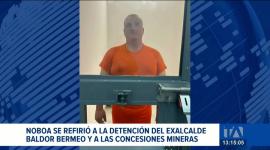 El presidente se refirió a la captura de Elías Baldor Bermeo y abordó temas de gestión en salud, economía y política nacional. Un reportaje de Carlos Sacoto