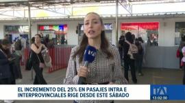 Usuarios reportan malestar por las nuevas tarifas mientras que las boleterías registran una caída en la demanda durante el primer día. Un reportaje de María Gracia Chacón