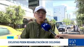 Ante el inicio de la bicicleta pública en Quito, ciclistas solicitan un adecuado mantenimiento de las vías exclusivas. Un reportaje de Stephany Paz