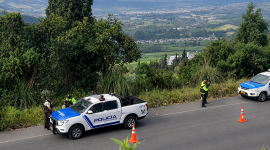 EL cuerpo de una mujer fue hallado en la Panamericana Sur, en el sector de Cutuglagua.