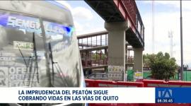 A pesar de ser el eslabón más frágil en el tránsito urbano, el peatón comete frecuentemente infracciones como el cruce en zonas no delimitadas. Un reportaje de Mishell Villacís