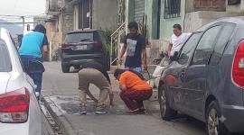 Un hombre fue baleado en la puerta de su domicilio.
