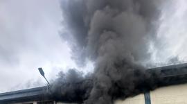 La bodega de una fábrica se incendió la mañana de este viernes 7 de agosto del 2026 en el Parque California.