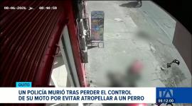 En Santa Bárbara, sur de Quito, un uniformado perdió la vida al maniobrar para evitar impactar a un canino. Un reportaje de Juan Miguel Rodríguez