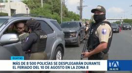 El contingente policial reforzará la vigilancia en ejes viales, zonas turísticas y distritos críticos de la Zona 8 durante el feriado. Un reportaje de Jazmín Solís
