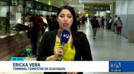 Agentes de tránsito ejecutarán operativos de supervisión en las vías de salida desde la Terminal Terrestre ante denuncias de sobreprecio. Un reportaje de Ericka Vera